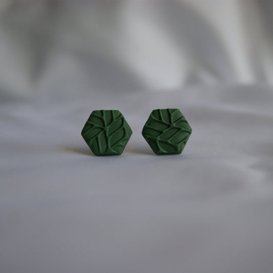Studs - hexagon med mönster